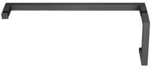 "SQ" Series Combination 8" Pull Handle 18" Towel Bar