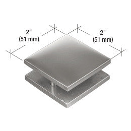 2" x 2" Square Mall Front Clamp